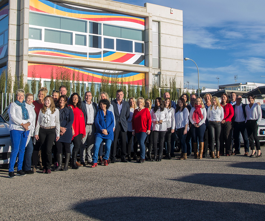 Our team outside the office