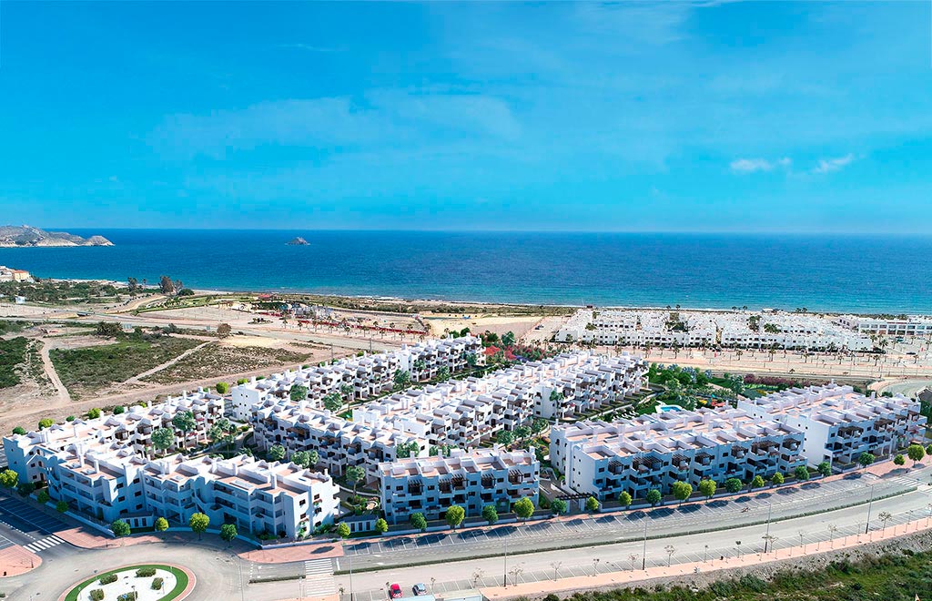 Mid-floor apartment with 2 bedrooms 500m from the beach in Mar de Pulpí, Almería
