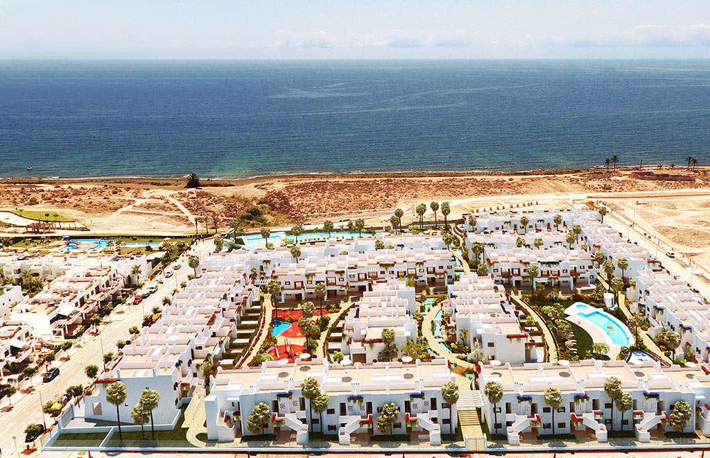Apartment with 3 bedrooms and private garden 250m from the beach in Mar de Pulpí, Almeria