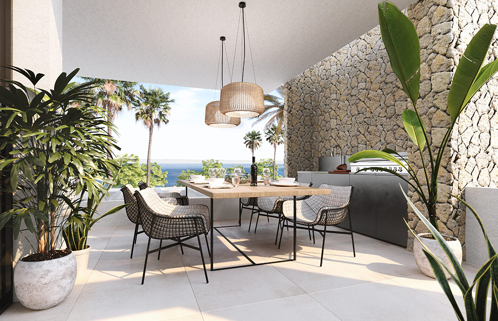 Ático de 3 dormitorios y vistas al mar en Estepona