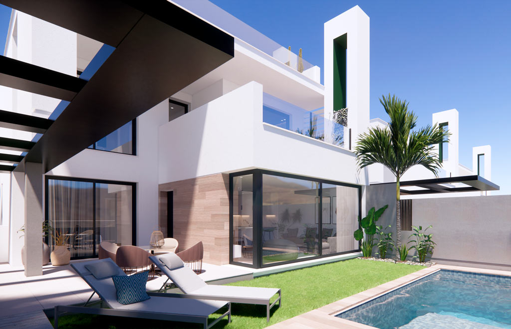 Villa with private pool and basement in Santa Rosalía Lake and Life Resort