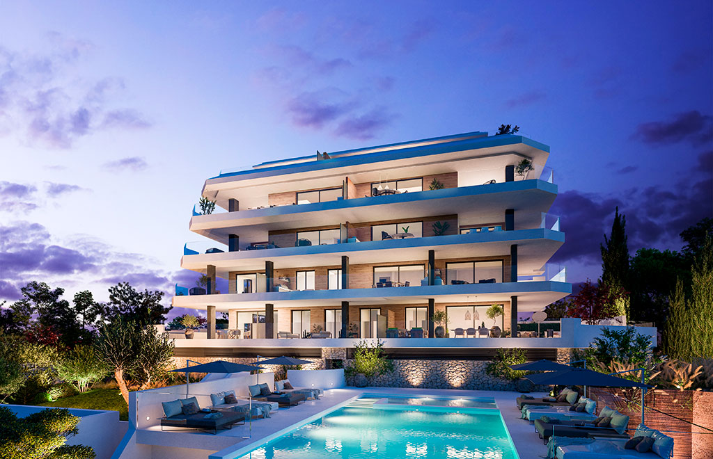 Apartment with 3 bedrooms, large terrace and sea views close to Fuengirola