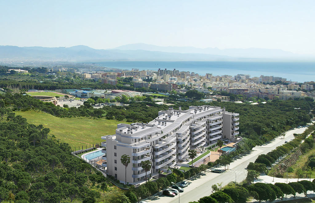 Apartments with 3 bedrooms and sea views in Torremolinos