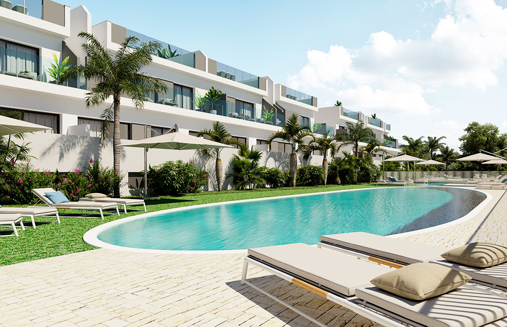 Apartment on two floors with private solarium in Los Balcones, Torrevieja