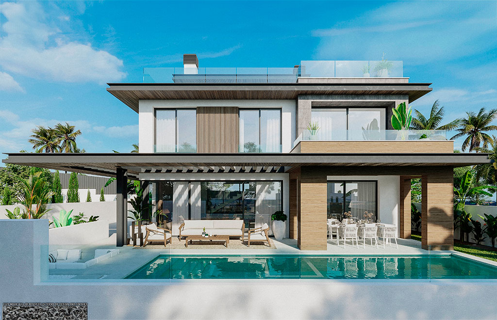 Luxury front line golf villa in Mijas Costa