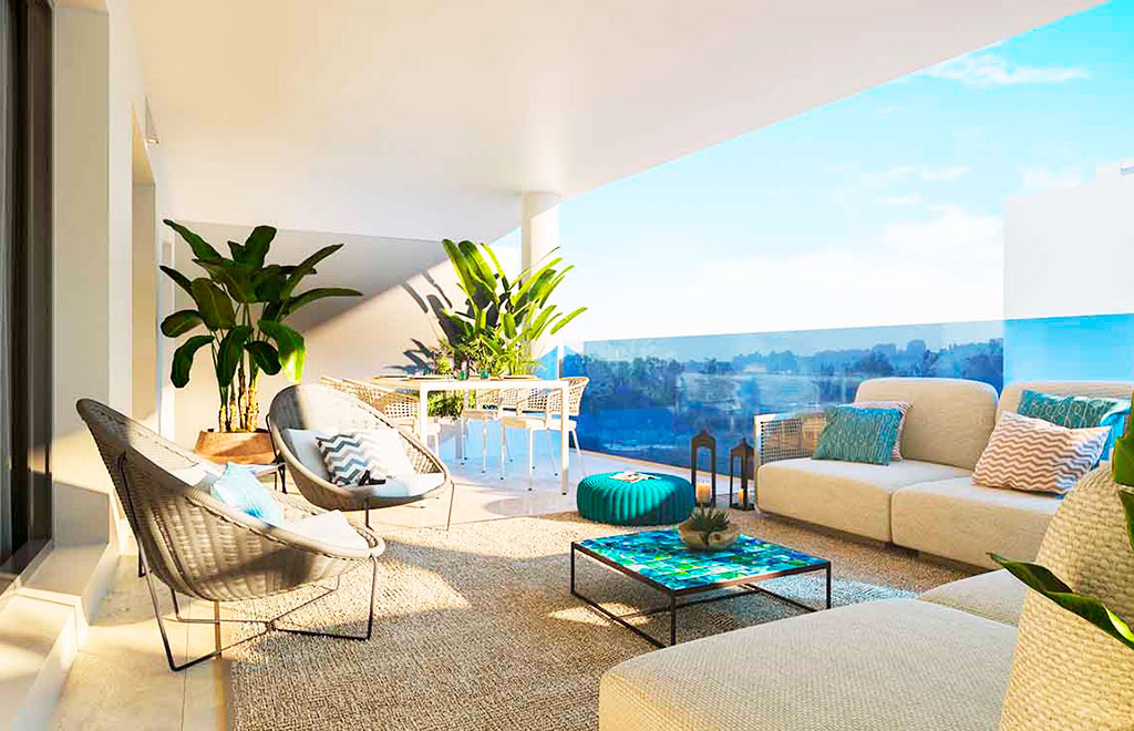 Apartamentos en residencial privado en Las Lagunas de Mijas