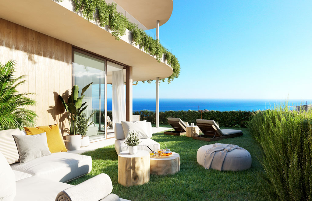 3 bedroom ground floor apartment with sea views in Fuengirola