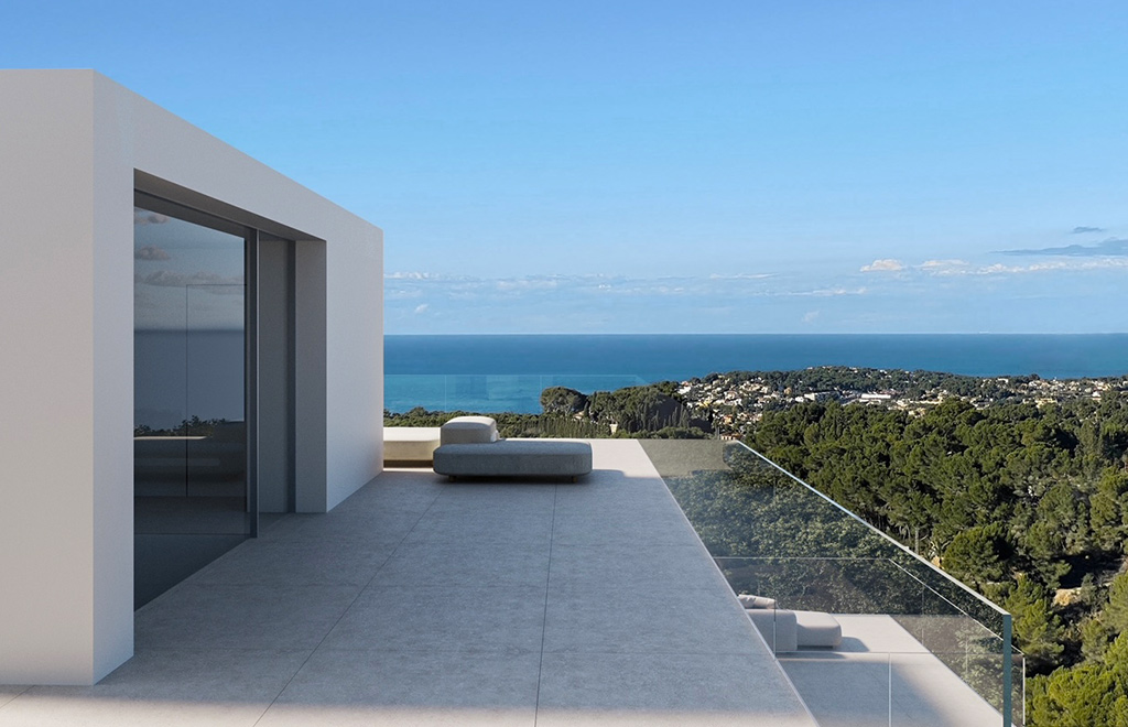 Villa de lujo con 4 dormitorios, piscina privada y espectaculares vistas al mar en Benissa