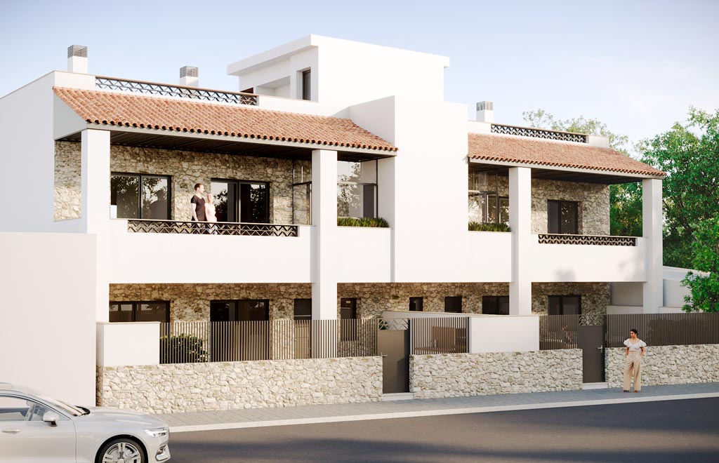 Ground floor apartment with 3 bedrooms and private garden in La Canalosa, Hondón de las Nieves