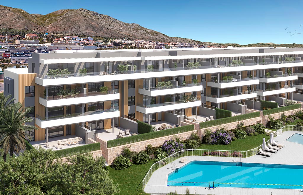 Ático de 3 dormitorios con solárium privado y vistas al mar en Torremolinos