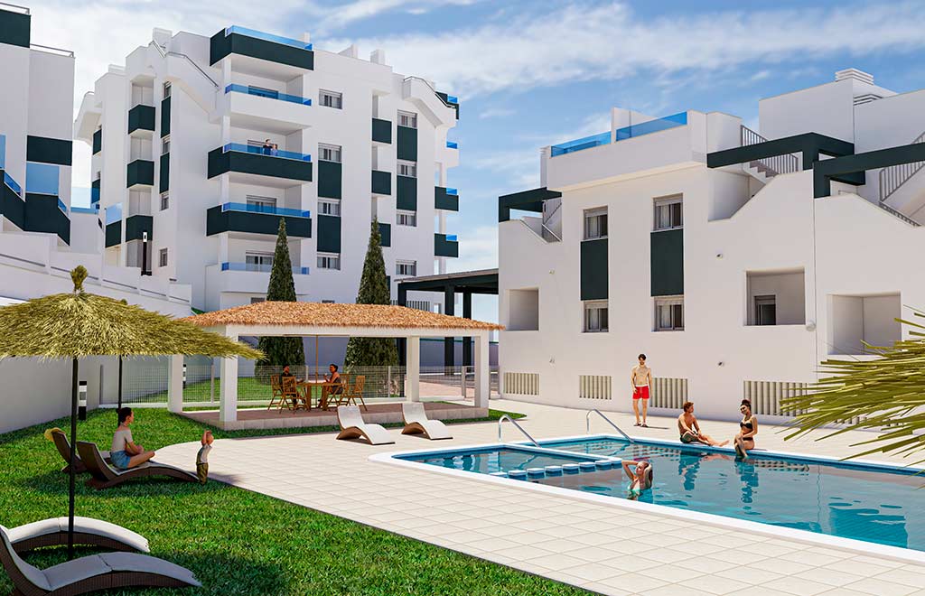 Ground floor apartment with basement in Los Altos, Torrevieja