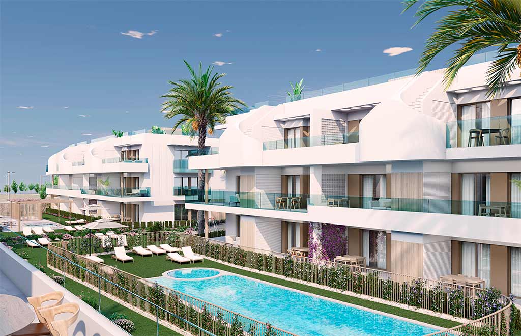 Ground floor apartment with private garden in Pilar de la Horadada