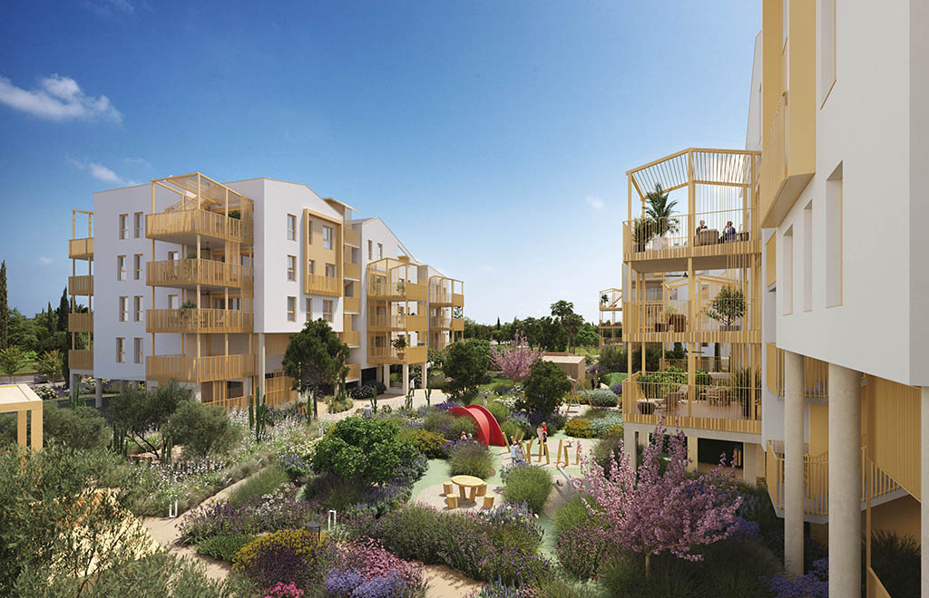 Apartamentos de 3 habitaciones y solárium a 500 metros de la playa en Denia