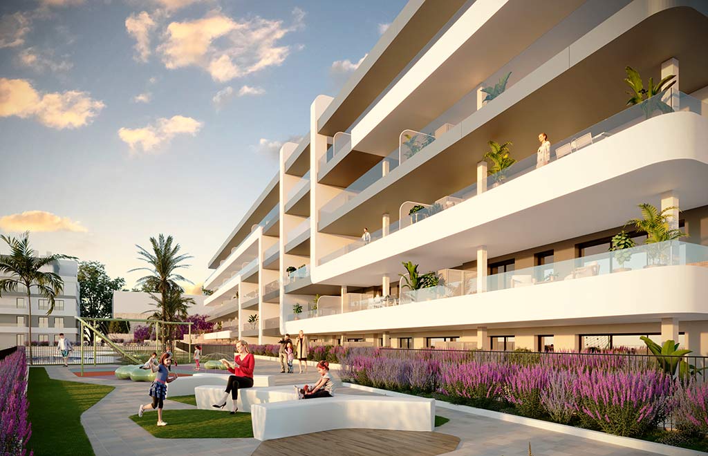 Apartments with 3 bedrooms and panoramic views in Bonalba Golf