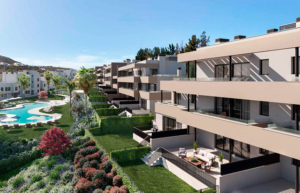 Apartamentos en planta baja cerca del golf en Casares