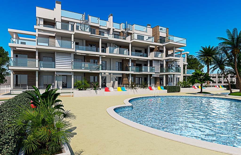 Apartment 250m from the beach in Denia
