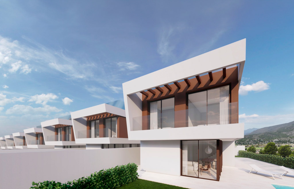 Villa with private pool and panoramic sea views in Finestrat