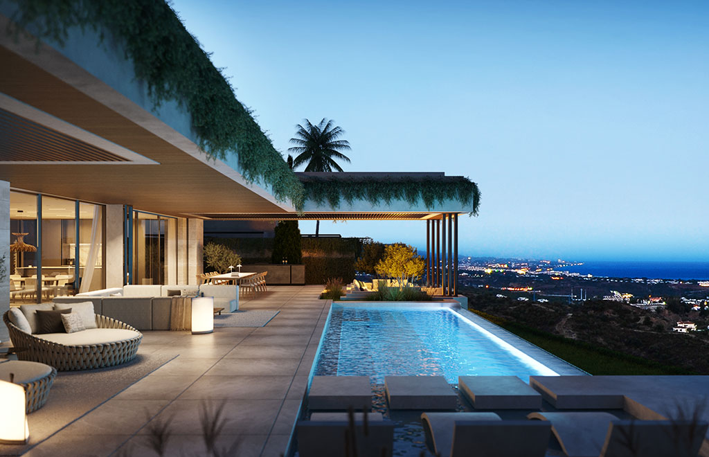 Luxury villa with 5 bedrooms, private pool and sea views in Benahavís