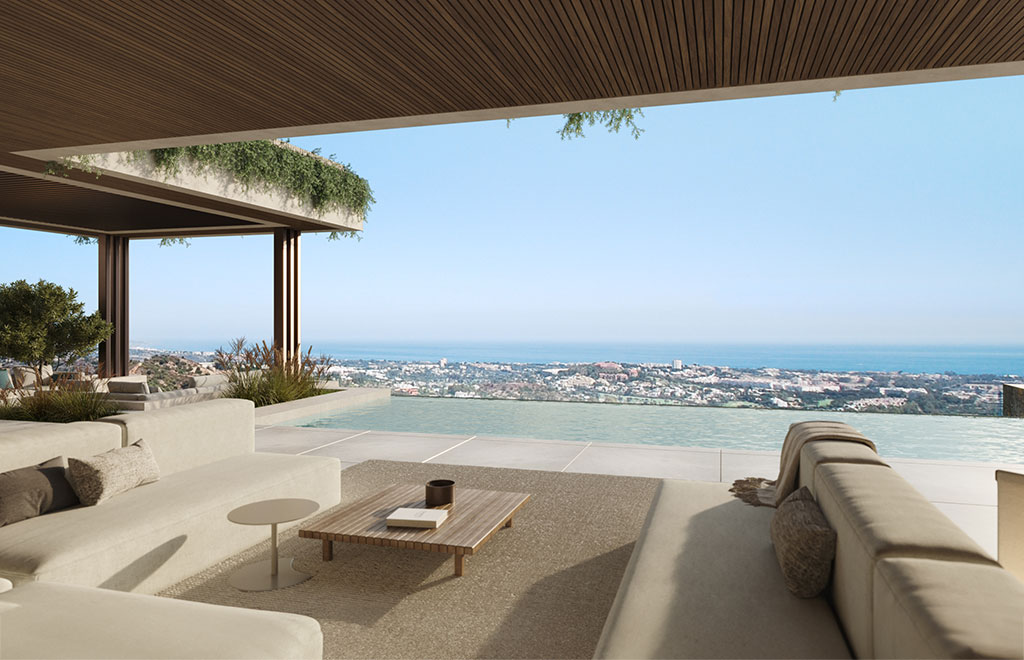 Exclusive villa with 6 bedrooms, private pool and sea views in Benahavís