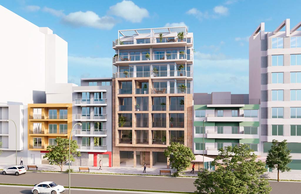 Apartments with 3 bedrooms, 200m from the beach in Villajoyosa
