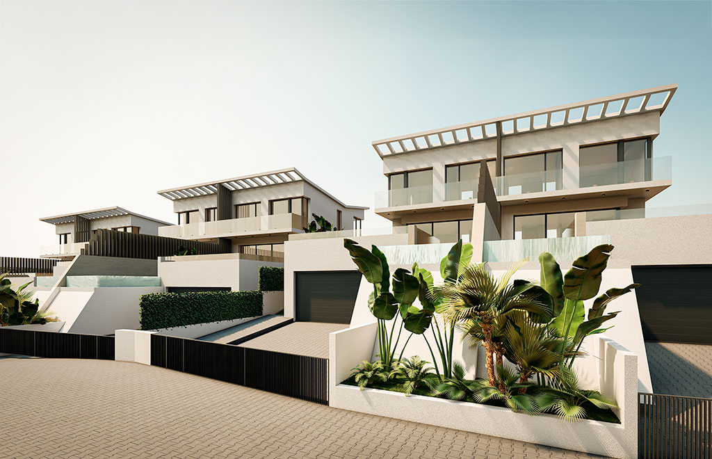 Semi-detached villa with 4 bedrooms, basement and private pool close to La Cala de Mijas