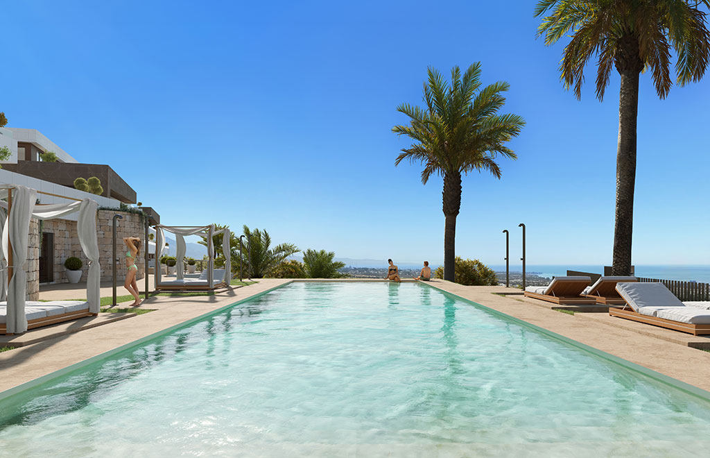 Apartment with 5 bedrooms and panoramic sea views in Estepona