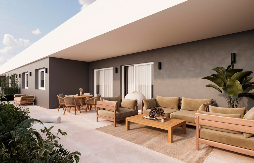 Top floor apartment with 3 bedrooms and sea views in Águilas