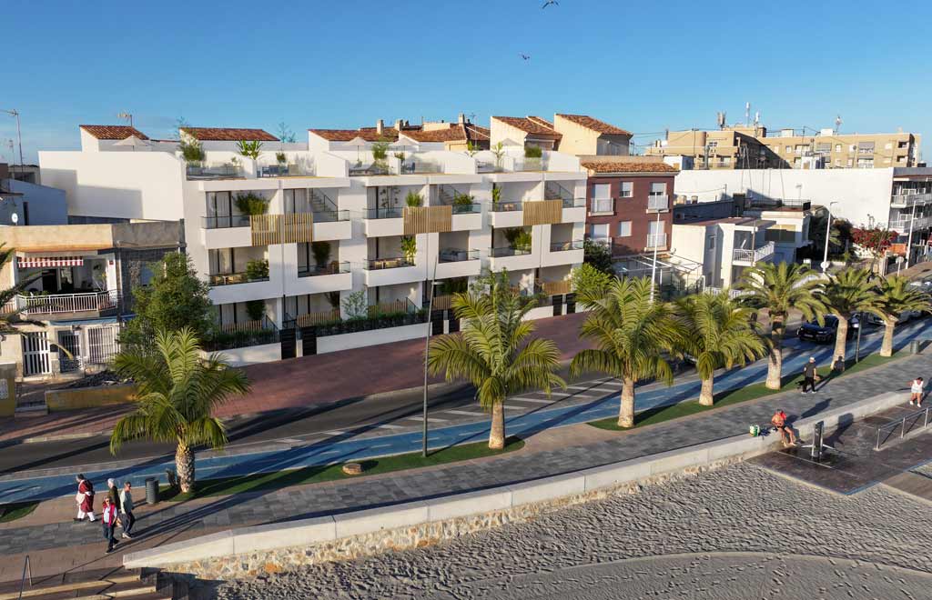 Beachfront apartment on the ground floor with 1 bedroom in San Pedro del Pinatar