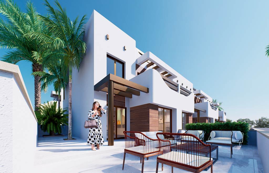 Apartamento con gran terraza a 300 metros de la playa en Torre de la Horadada