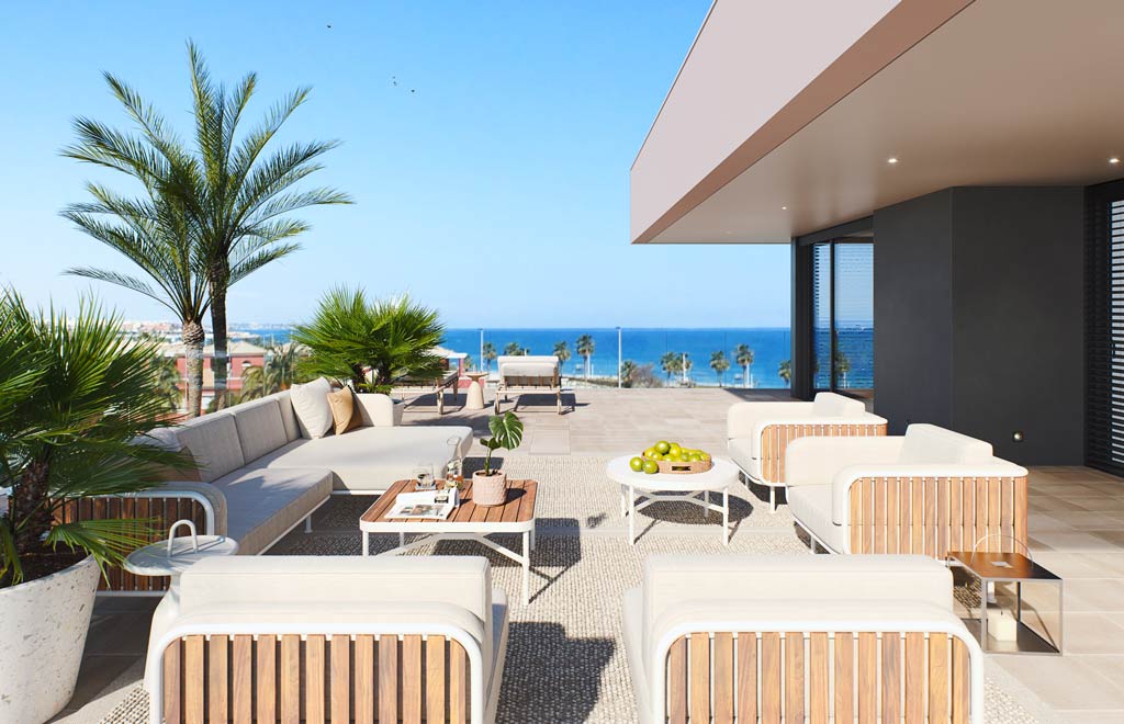 Villa de lujo con 5 dormitorios, piscina privada y vistas al mar en Pilar de la Horadada