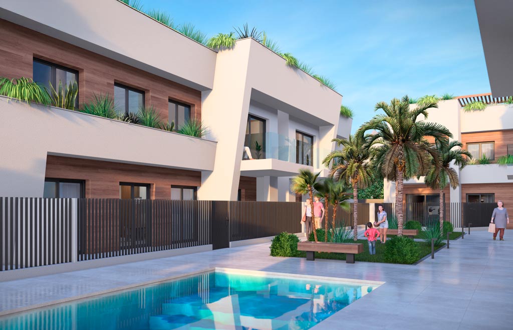 Ground floor apartment with spacious terrace in Torre Pacheco