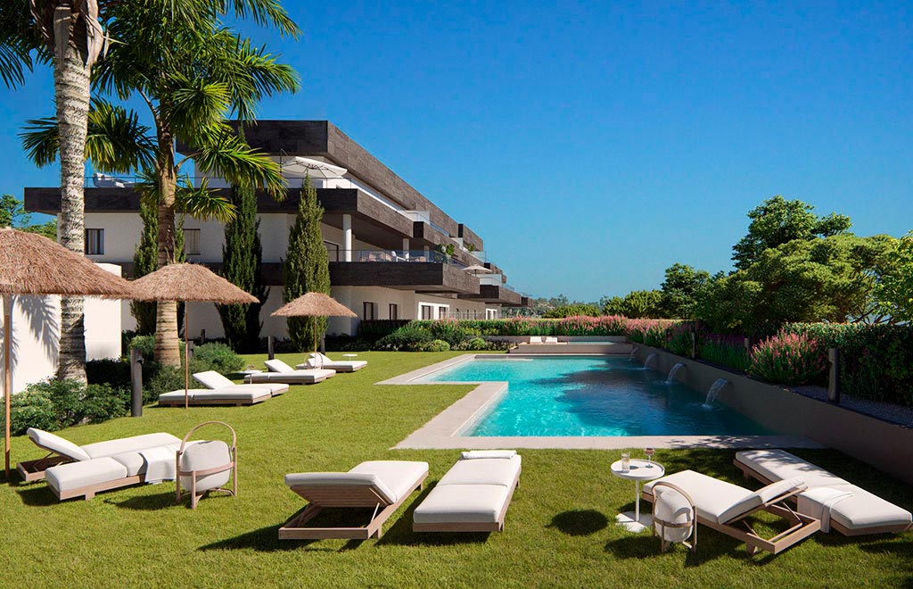 Duplex penthouse with 3 bedrooms and panoramic sea views, close to the golf course and the beach in Casares