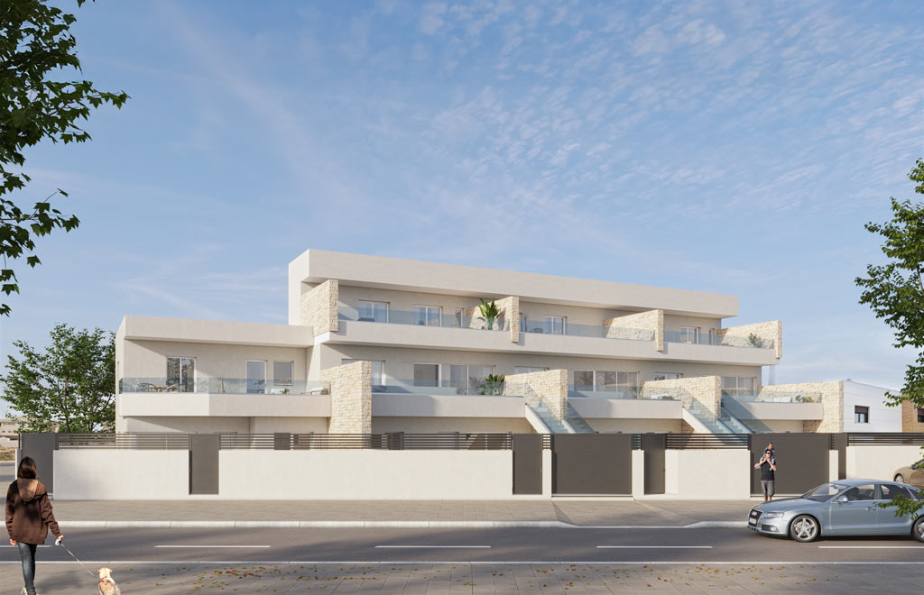 Ground floor duplex with 3 bedrooms and private pool in Pilar de la Horadada