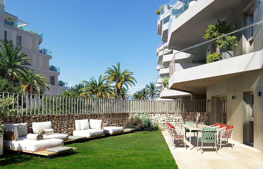 Apartamentos con jardín privado en Las Lagunas de Mijas