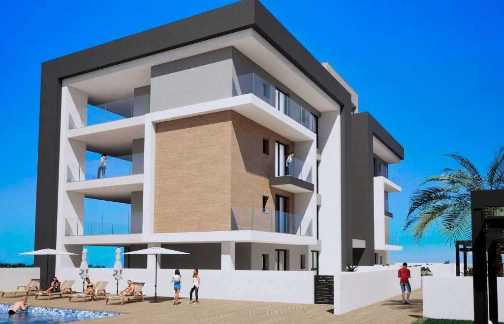 Apartamento de 3 dormitorios y vistas panorámicas, a 1,4 km de la playa en Los Alcázares