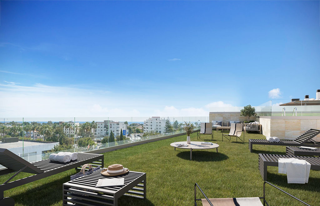 Apartments 1km from the beach in San Pedro de Alcántara