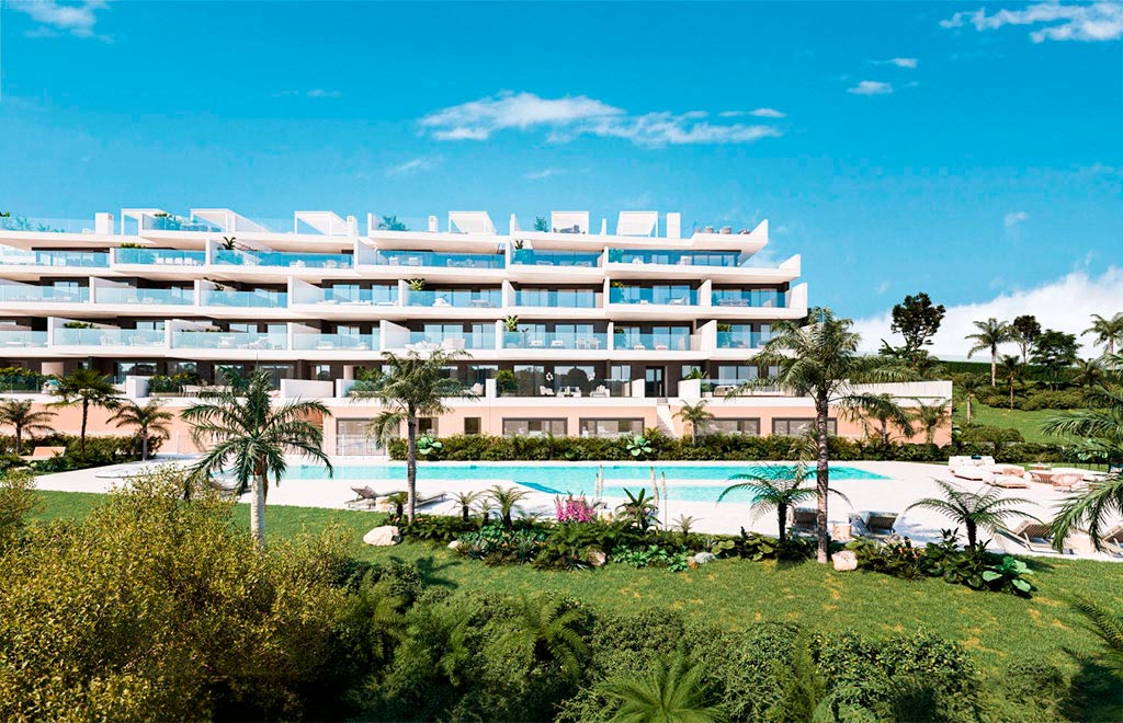 Apartamento en planta baja de 3 dormitorios con bonitas vistas al mar en Manilva