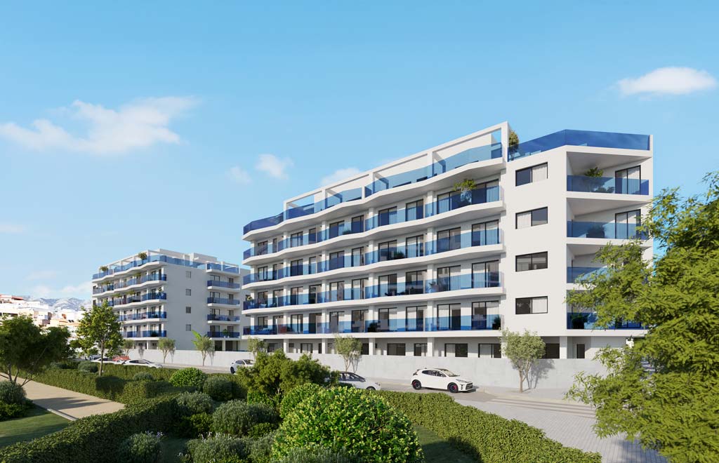 Apartments with 1 bedroom, close to the beach in Mijas Costa