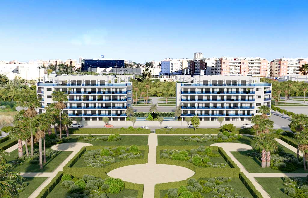 Ground-floor apartments with 1 bedroom, close to the beach in Mijas Costa