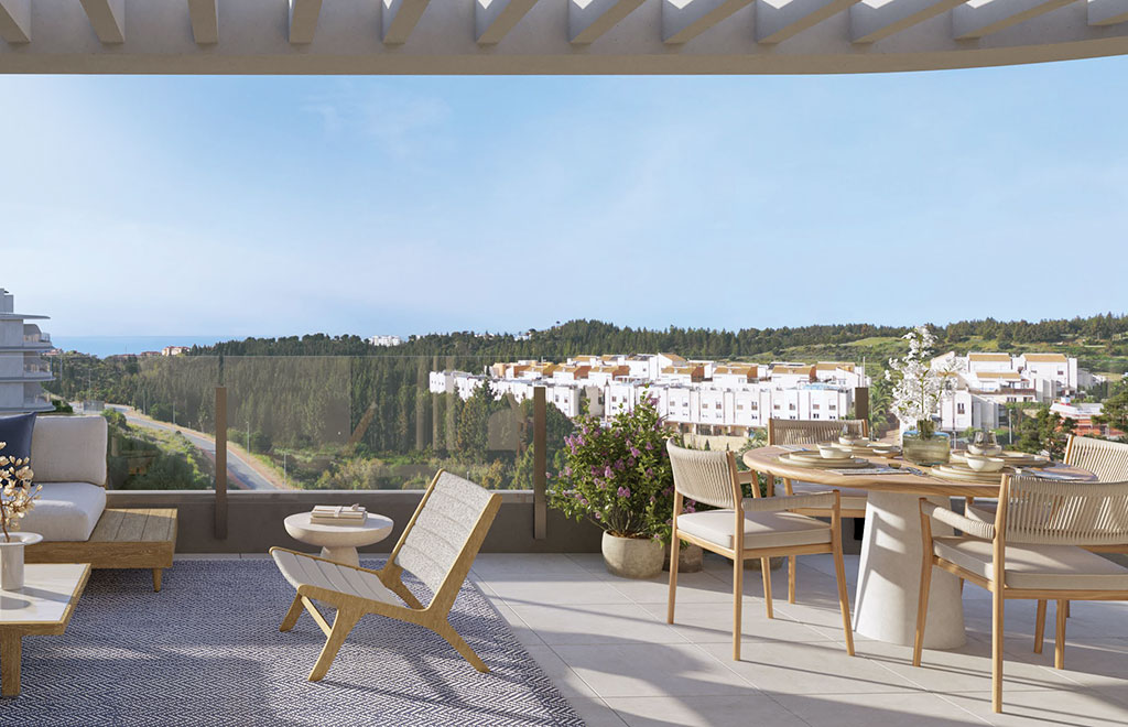 Ático dúplex de 3 dormitorios a 1.500m de la playa en Mijas Costa