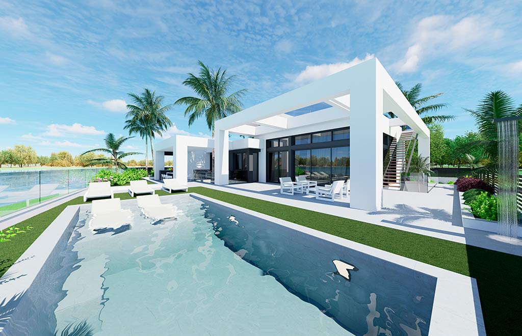 Villa en Santa Rosalía con 3 dormitorios, sótano y solárium de 130 m²