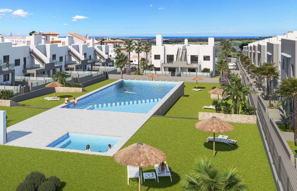 Apartment in San Miguel de Salinas with 2 bedrooms, solarium and sea views