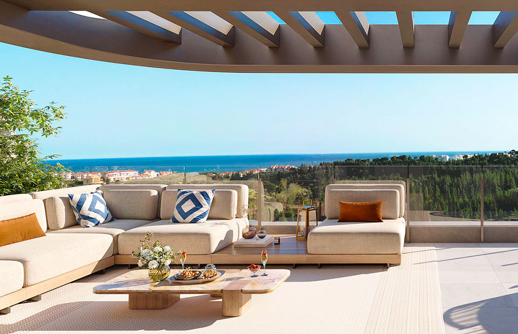 Penthouse with 2 bedrooms, 1,500m from the beach in Mijas Costa