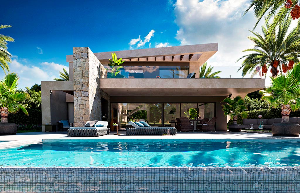 3-bedroom villa in a golf resort with private pool in Palomares