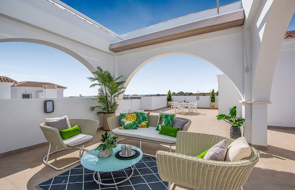 Apartments with 3 bedrooms and private solarium in Ciudad Quesada