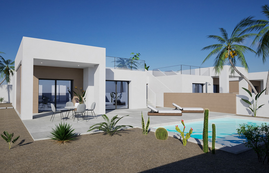 Modern villa on one level with private pool in La Romana
