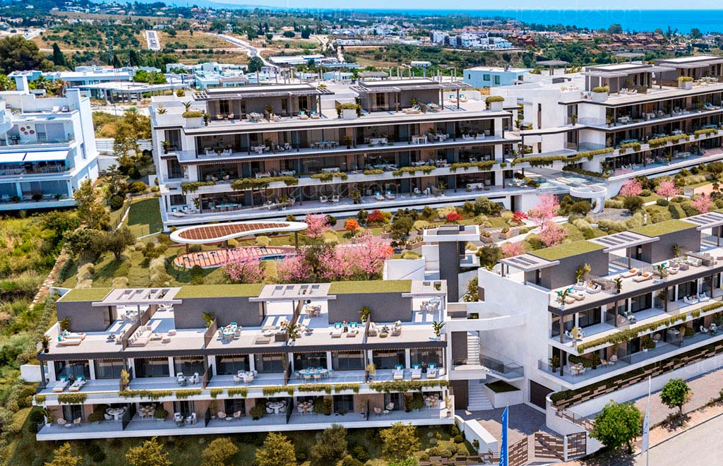 Duplex penthouse with 3 bedrooms, 2 terraces and sea views in Estepona