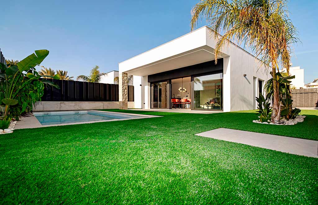Villa en una sola planta con 3 dormitorios y piscina en La Quinta, Murcia