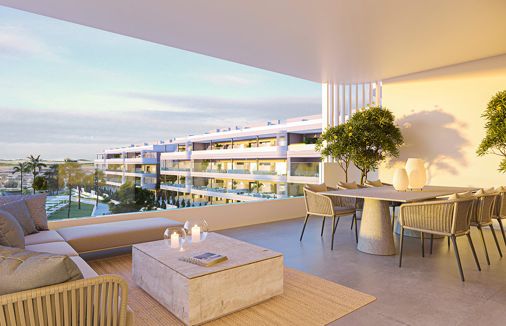 Apartment with 2 bedrooms and large terrace in Torrevieja