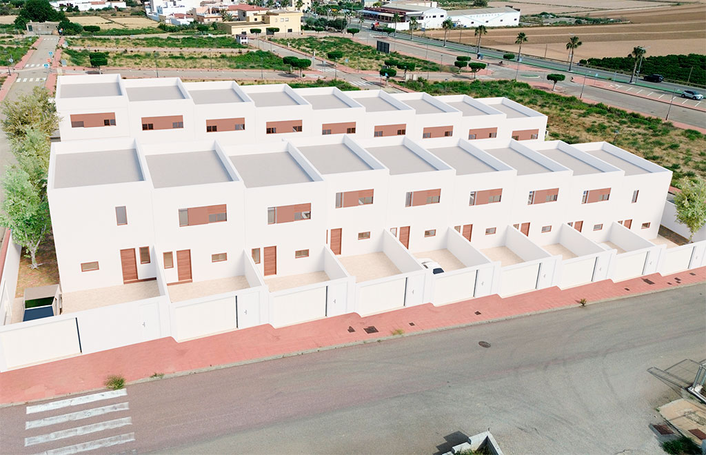 Terraced villa on two levels with 3 bedrooms in Antas, Almería
